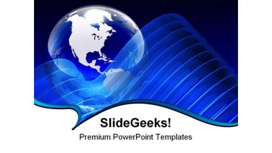 Blue Globe01 Abstract PowerPoint Templates And PowerPoint Backgrounds 0311