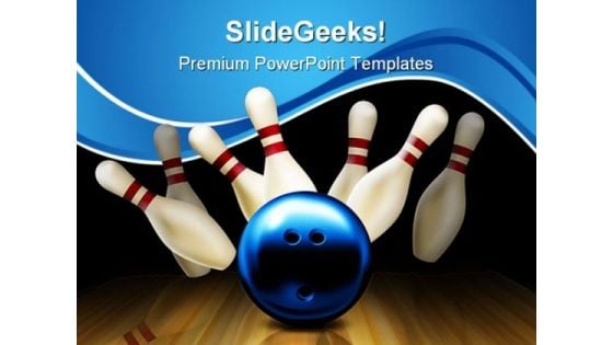 Blue Hit Shapes PowerPoint Themes And PowerPoint Slides 0511