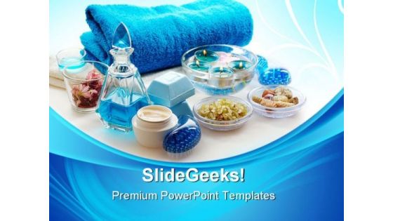 Blue Spa Lifestyle PowerPoint Themes And PowerPoint Slides 0311