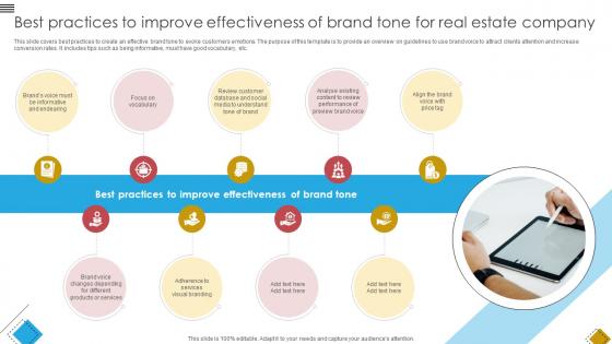 Blueprint For Effective Real Best Practices To Improve Effectiveness Of Brand Tone Strategy SS V Blueprint For Effective Real Best Practices To Improve Effectiveness Of Brand Tone Strategy SS V