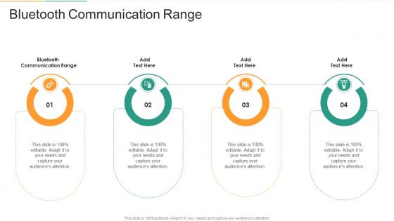 Bluetooth Communication Range In Powerpoint And Google Slides Cpb