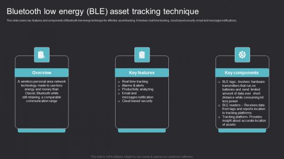 Bluetooth Low Energy Ble Maximizing Efficiency With Asset Tracking Solutions Formats Pdf