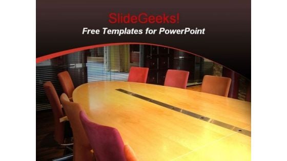 Business Meeting Board Room PowerPoint Template