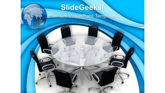 Boardroom Meeting Global Business PowerPoint Templates And PowerPoint Themes 0612