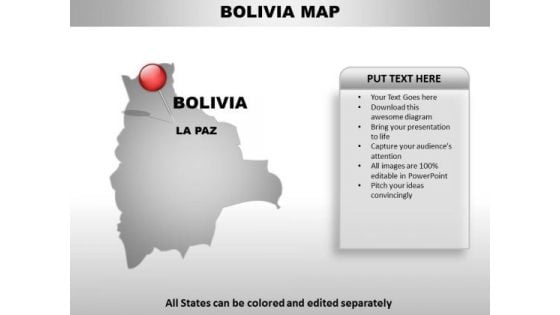 Bolivia Country PowerPoint Maps