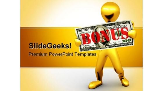 Bonus Finance PowerPoint Backgrounds And Templates 1210