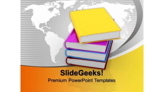 Book Education PowerPoint Templates And PowerPoint Themes 1012
