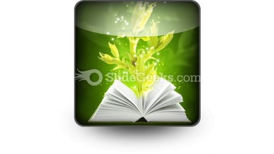 Book Of Magic PowerPoint Icon S