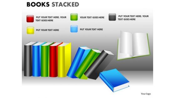 Book PowerPoint Clipart Graphics Slides