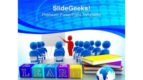 Books And Alphabet Success PowerPoint Templates And PowerPoint Themes 0812