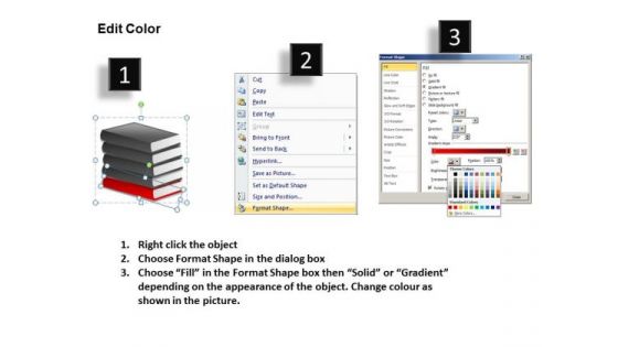 Books Diagrams For PowerPoint