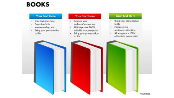 Books Education Business Editable PowerPoint Slides Ppt Templates