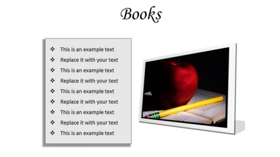 Books Education PowerPoint Presentation Slides F