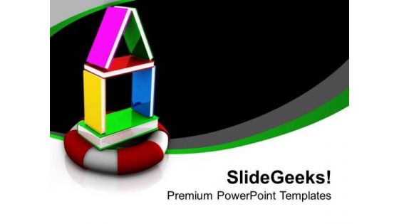 Books House On Lifeline Education PowerPoint Templates Ppt Backgrounds For Slides 0113 Books House On Lifeline Education PowerPoint Templates Ppt Backgrounds For Slides 0113