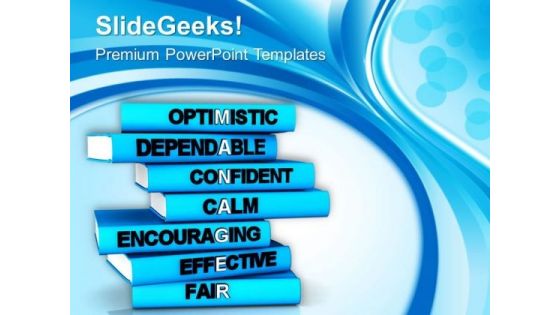 Books On Leadership Skils PowerPoint Templates Ppt Backgrounds For Slides 0713 Books On Leadership Skils PowerPoint Templates Ppt Backgrounds For Slides 0713