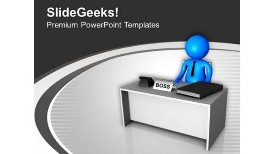 Boss Can Get More Results From Team PowerPoint Templates Ppt Backgrounds For Slides 0713