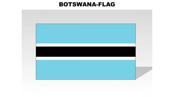 Botswana Country PowerPoint Flags