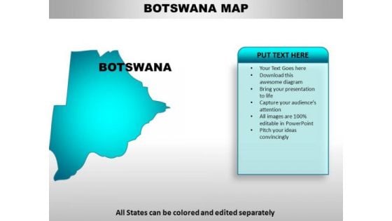 Botswana PowerPoint Maps