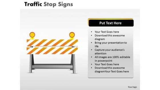 Boundary Traffic Stop PowerPoint Slides And Ppt Diagram Templates