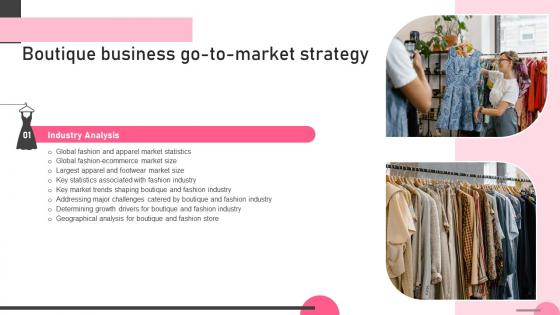 Boutique Business Go To Market Strategy Table Of Contents Graphics Pdf