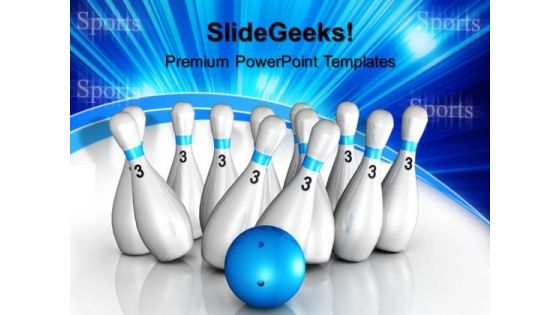 Bowling Game01 Success PowerPoint Templates And PowerPoint Themes 0512