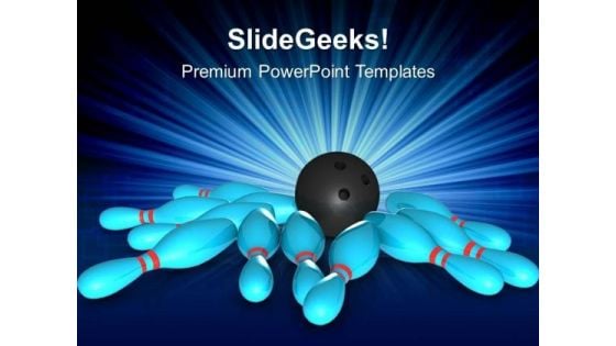 Bowling Game Business PowerPoint Templates And PowerPoint Themes 0512 Bowling Game Business PowerPoint Templates And PowerPoint Themes 0512
