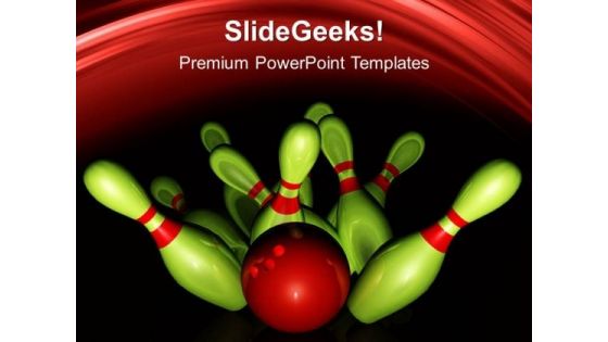 Bowling Game PowerPoint Templates And PowerPoint Themes 0512