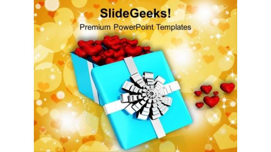 Box With Red Hearts Love PowerPoint Templates Ppt Backgrounds For Slides 0213 Box With Red Hearts Love PowerPoint Templates Ppt Backgrounds For Slides 0213