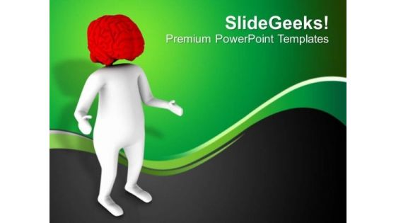 Brain Is The Important Part Of Human Body PowerPoint Templates Ppt Backgrounds For Slides 0613