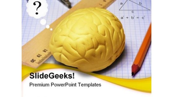 Brain Studies Education PowerPoint Backgrounds And Templates 0111