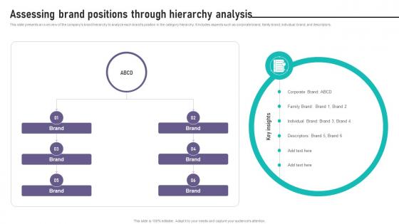 Brand Equity Management To Raise Assessing Brand Positions Through Hierarchy