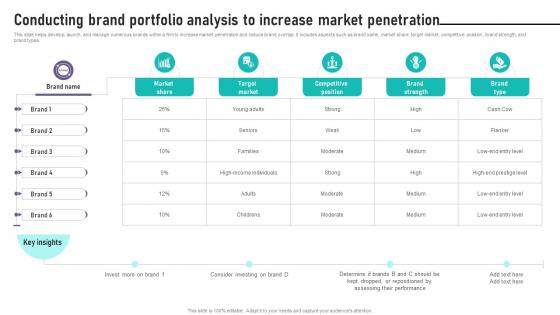 Brand Equity Management To Raise Conducting Brand Portfolio Analysis To Increase