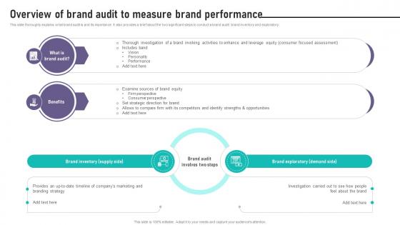 Brand Equity Management To Raise Overview Of Brand Audit To Measure Brand Performance Brand Equity Management To Raise Overview Of Brand Audit To Measure Brand Performance