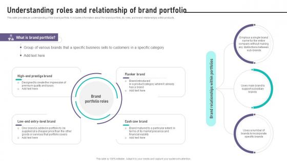 Brand Equity Management To Understanding Roles And Relationship Of Brand Portfolio Brand Equity Management To Understanding Roles And Relationship Of Brand Portfolio