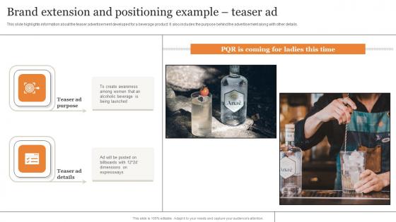 Brand Extension And Positioning Example Teaser Ad Ultimate Guide Implementing Inspiration Pdf
