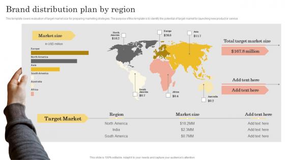 Brand Kickoff Promotional Plan Brand Distribution Plan By Region Graphics Pdf