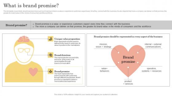 Brand Kickoff Promotional Plan What Is Brand Promise Infographics Pdf