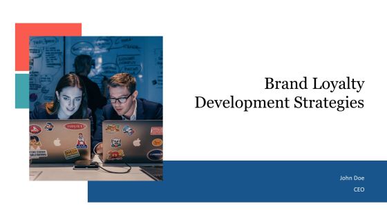 Brand Loyalty Development Strategies PPT Mockup AT