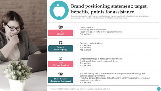 Brand Positioning Statement Target Benefits Points Apples Proficiency In Optimizing Background Pdf