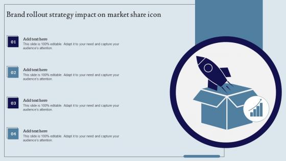 Brand Rollout Strategy Impact On Market Share Icon Ppt Professional Example Topics Pdf