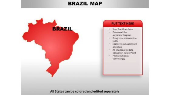 Brazil PowerPoint Maps