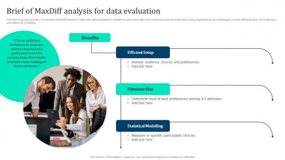 Brief Of MaxDiff Analysis Data Marketing Intelligence Guide Data Gathering Topics Pdf