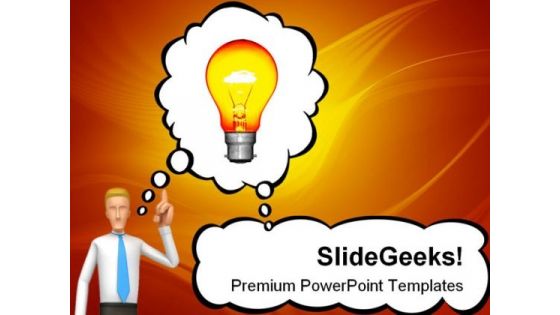 Bright Idea Future PowerPoint Themes And PowerPoint Slides 0211