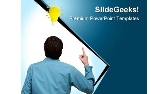 Brilliant Idea Business PowerPoint Templates And PowerPoint Backgrounds 0211