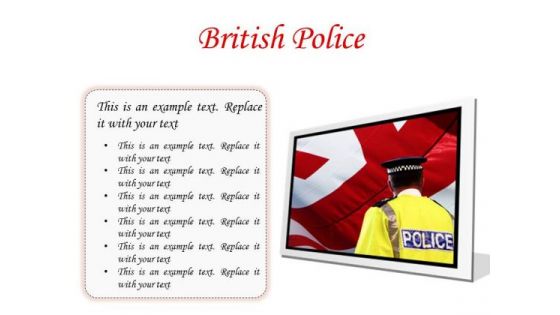 British Police Americana PowerPoint Presentation Slides F