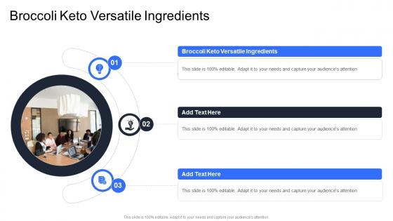 Broccoli Keto Versatile Ingredients In Powerpoint And Google Slides Cpb