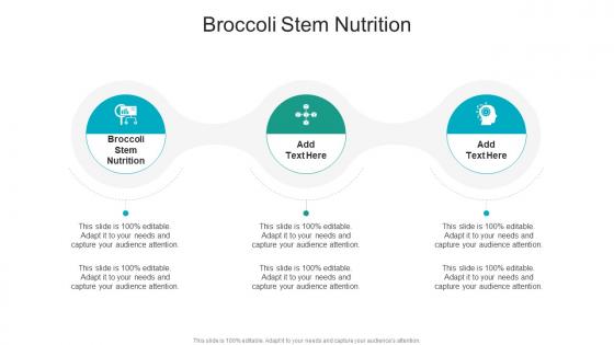 Broccoli Stem Nutrition In Powerpoint And Google Slides Cpb