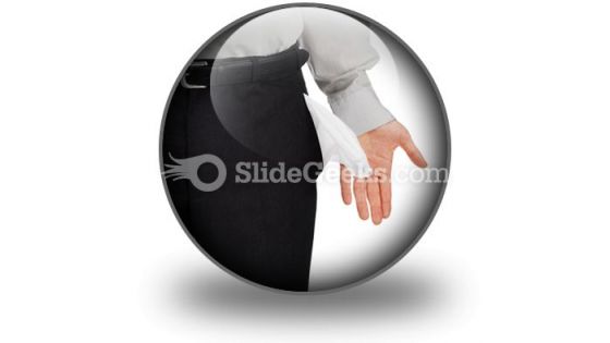 Broke Businessman PowerPoint Icon C