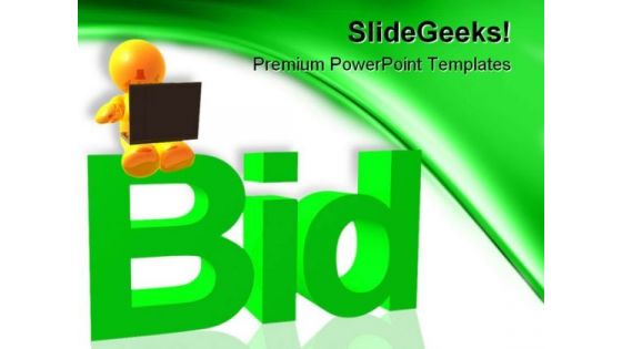 Browse And Bidding Internet PowerPoint Templates And PowerPoint Backgrounds 0211