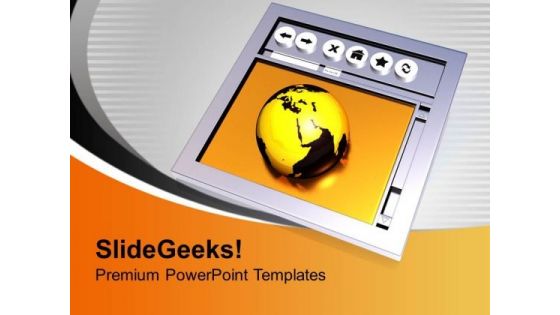 Browsing Internet Global Business PowerPoint Templates Ppt Backgrounds For Slides 0213